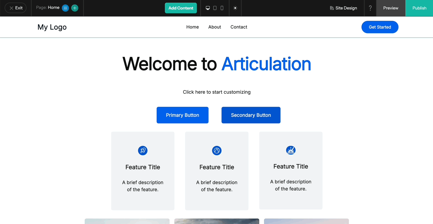 Articulation editor